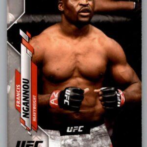2020 Topps UFC MMA #51 Francis Ngannou Heavyweight Official Ultimate Fighting Championship Trading Card