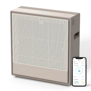 coway airmega 250s app-enabled smart technology, compatible with amazon alexa true hepa air purifier, covers 930 sq.ft