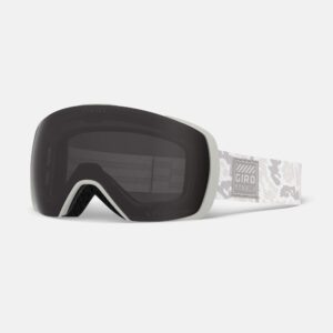 giro contact ski goggles - snowboard goggles for men & women - whiteout strap with vivid smoke/vivid infrared lenses