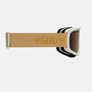 Giro Rev Youth Snow Goggles - Harvest Namuk Strap with Amber Rose Lens (2021)