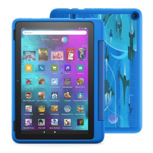 amazon fire hd 10 kids pro tablet, 10.1", 1080p full hd, ages 6–12, 32 gb, (2021 release), named "best tablet for big kids" by good housekeeping, intergalactic