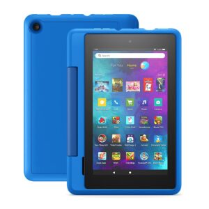 fire 7 kids pro tablet, 7" display, ages 6+, 16 gb, sky blue