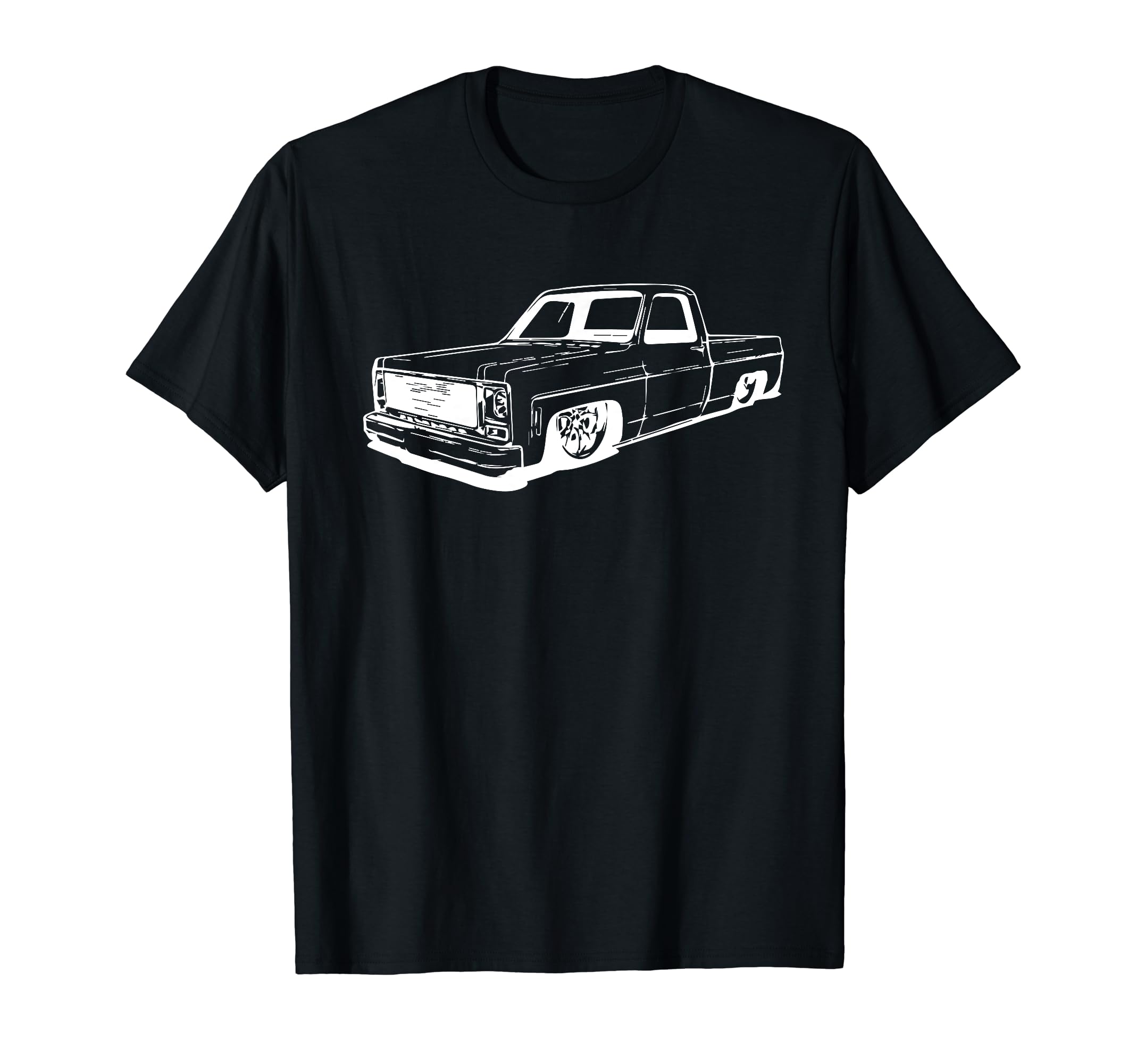 Vintage 73-87 Mini C10 Truck Slammed Graphic Dad Gag Father T-Shirt