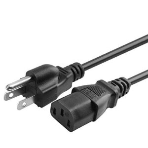 yustda ac in power cord cable plug replacement for lg 19lg30 w1952tq-tf w1952tqtf 19" inch lcd monitor lg w2361v w2361vg pf w2252v w2252tq 22'' lcd monitor