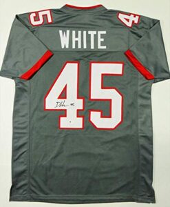 devin white autographed grey pro style jersey - beckett w auth 4