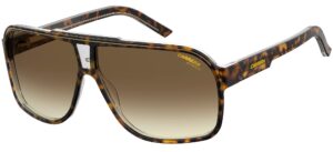carrera grand prix 2/s rectangular sunglasses, brown/brown gradient, 64mm, 9mm