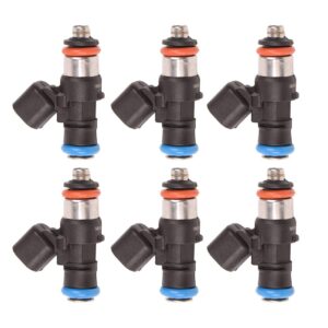 bapmic 0280158091 fuel injectors compatible with mazda 6 cx-9 mkz mkx ford edge taurus mercury sable lincoln mks mkt(pack of 6)