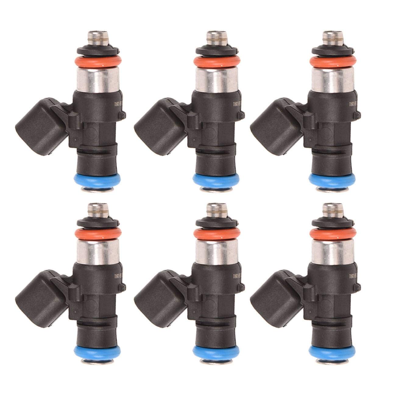 Bapmic 0280158091 Fuel Injectors Compatible with Mazda 6 CX-9 MKZ MKX Ford Edge Taurus Mercury Sable Lincoln MKS MKT(Pack of 6)