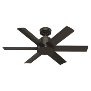 hunter fan company, 51114, 44 inch kennicott premier bronze indoor / outdoor ceiling fan and wall control