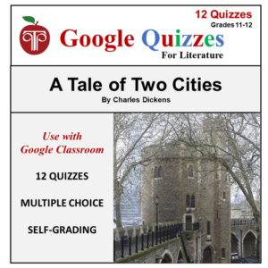 homeschool and online learning self-grading google quizzes for a tale of two cities