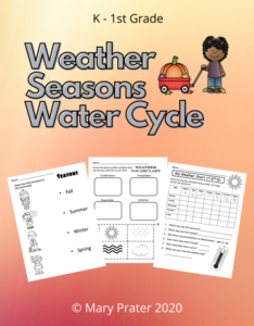 weather, seasons, water cycle
