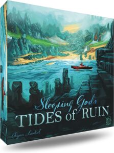 sleeping gods: tide of ruin by red raven games, strategy board game