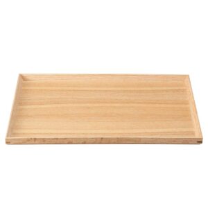 muji wooden tray square - l