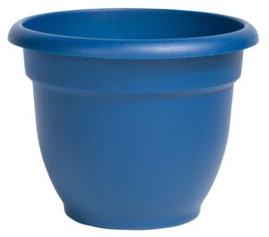 bloem ariana self watering planter 8" classic blue (ap0833)