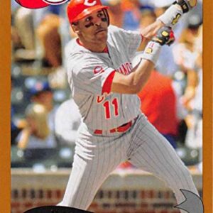 2020 Topps Archives Baseball 2002 Design #266 Barry Larkin Cincinnati Reds Official MLB Trading Card