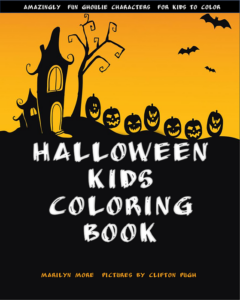 halloween kids coloring book