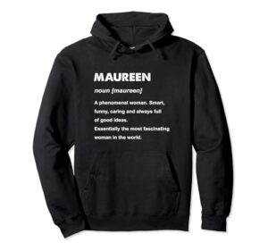 maureen name pullover hoodie