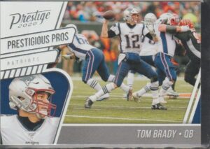 2020 prestige prestigious pros #1 tom brady