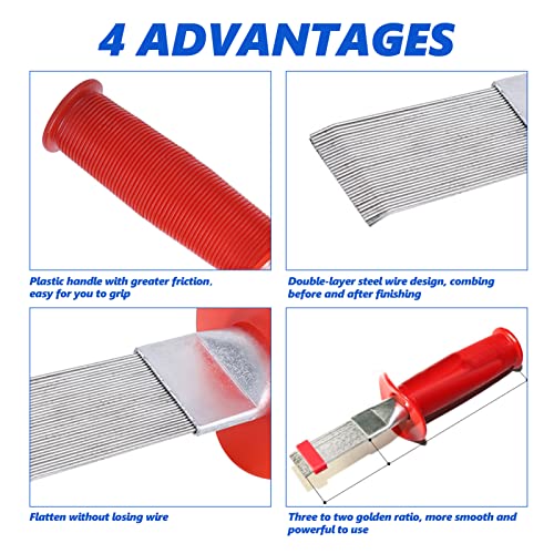 Air Conditioner Condenser Fin Cleaner Comb Stainless Steel Repair Cleaning Manual Tools Refrigerator Coil Cleaning Brush Evaporator Radiator Repair Tool