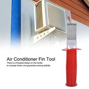 Air Conditioner Condenser Fin Cleaner Comb Stainless Steel Repair Cleaning Manual Tools Refrigerator Coil Cleaning Brush Evaporator Radiator Repair Tool