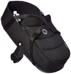 bugaboo bee 6 bassinet complete newborn stroller accessory - easily connect to bee 6 stroller - black