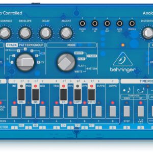 Behringer TD-3-BB Analog Bass Line Synthesizer with VCO/VCF, Baby Blue