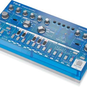 Behringer TD-3-BB Analog Bass Line Synthesizer with VCO/VCF, Baby Blue