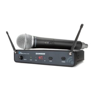 samson technologies concert 88x handheld wireless system with q7 microphone (d band) (swc88xhq7-d),black