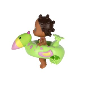 Bloopies Floaties Bath Toy - 4 Doll Set + Organizer