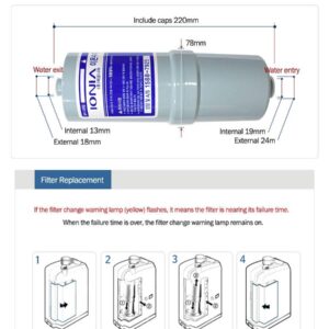 Original Water Ionizer Filter for Akara JP-103