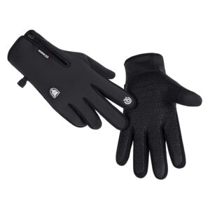 gorelox winter gloves for men women,cold weather thermal glove windproof water resistant,keep warm touch screen gloves for cycling running driving