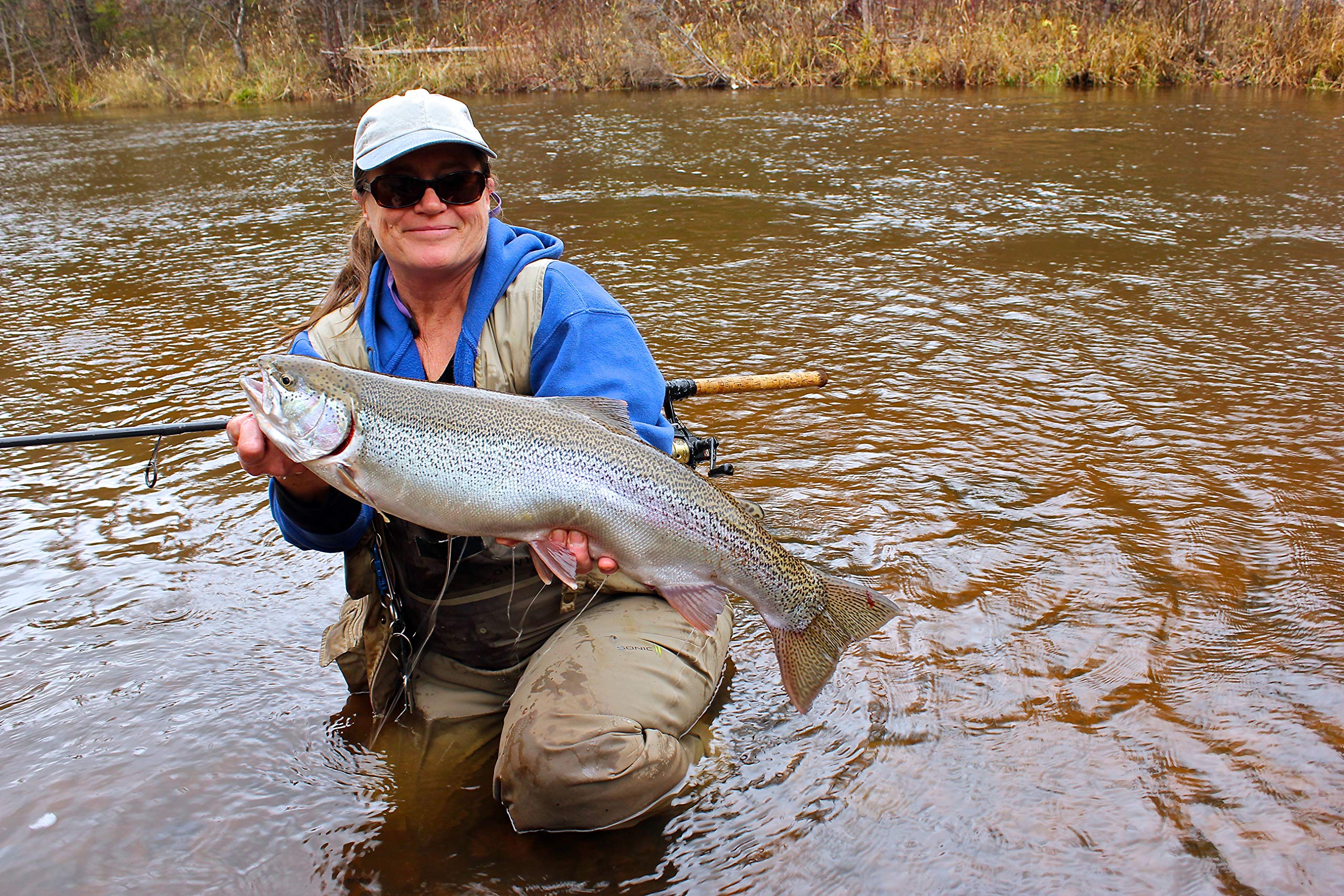 St. Croix Rods Triumph Salmon & Steelhead 2-Piece Casting Rod, Deep Run Blue, 8'6"