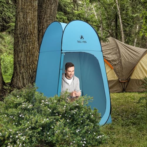 GigaTent Tall ‘N’ Big Pop Up Pod Changing Room Privacy Tent – Instant Portable Outdoor Shower Tent, Camp Toilet, Rain Shelter for Camping & Beach – Lightweight & Sturdy, Easy Set Up,