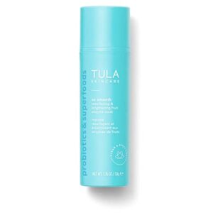 tula skin care so smooth resurfacing & brightening fruit enzyme mask - face mask to smooth and brighten skin, evens the look of skin tone, 1.76 oz.
