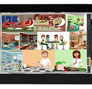 3.5 inch 1080P LCD Touch Screen Black Acrylic Cover Set Compatible with