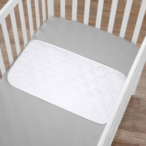 American Baby Company Ultra Soft Microfiber Quilted Waterproof Multi-Purpose Changing Table Pad Liners, 13" X 27", 2 Count