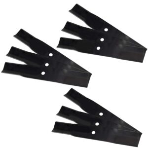 stevens lake parts set of 9 lawn mower blade fits toro 117 1144 models replaces 54-0010 54-0010-03 54-0010-03-a 54001003
