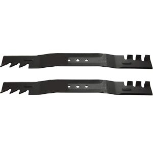 Stevens Lake Parts Set of 2 Toothed Mulching Blade Fits Toro Models Replaces 108-9764-03 108-9764-03-A 131-4547-03 131-4547-03-A