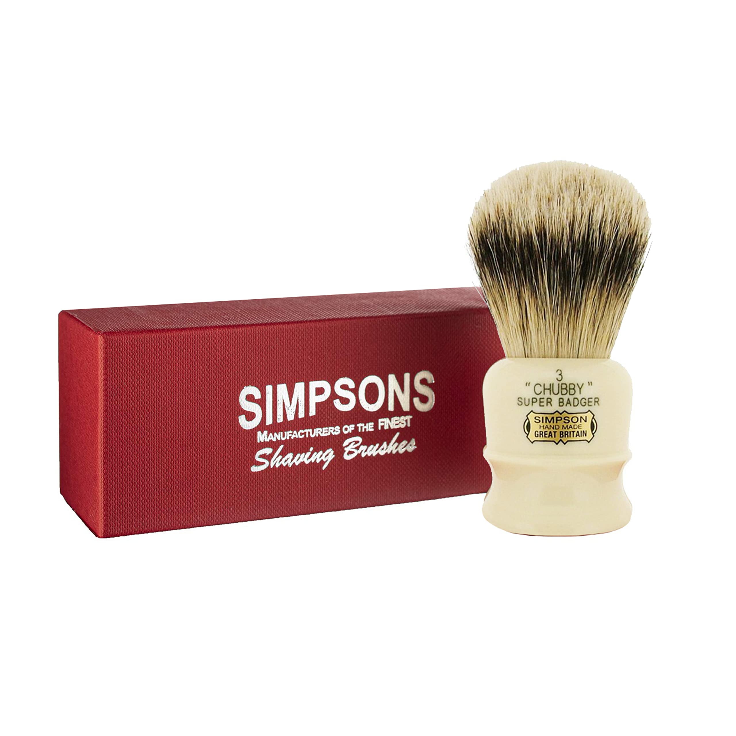 Simpsons Chubby Super Badger Shaving Brush (Chubby CH3 Super)