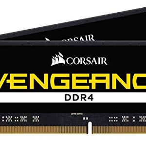 Corsair Vengeance Performance SODIMM Memory 32GB (2x16GB) DDR4 3200MHz CL22 Unbuffered for 8th Generation or Newer Intel Core™ i7, and AMD Ryzen 4000 Series Notebooks