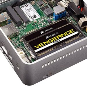 Corsair Vengeance Performance SODIMM Memory 32GB (2x16GB) DDR4 3200MHz CL22 Unbuffered for 8th Generation or Newer Intel Core™ i7, and AMD Ryzen 4000 Series Notebooks