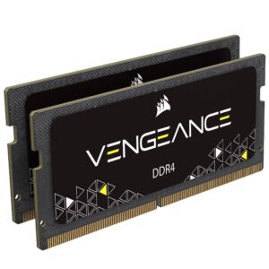 Corsair Vengeance Performance SODIMM Memory 32GB (2x16GB) DDR4 3200MHz CL22 Unbuffered for 8th Generation or Newer Intel Core™ i7, and AMD Ryzen 4000 Series Notebooks