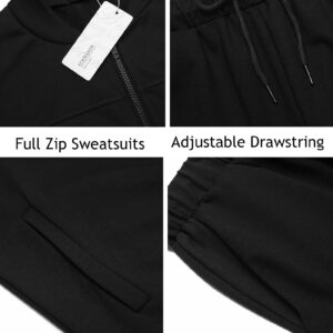 COOFANDY Men's Tracksuit Athletic Full Zip Casual Sports Jogging Gym Sweatsuit