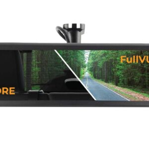 Brandmotion FVMR-8876V2 FullVUE Rear Camera Mirror System with Full HD Video Screen & 2-Channel DVR for Jeep Wrangler JL 2018+