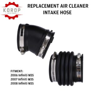 Air Intake Hose Fits for 2006 2007 2008 Infiniti M35 3.5L Intake Boot Tube Duct REPLACES # 16576-EG00A