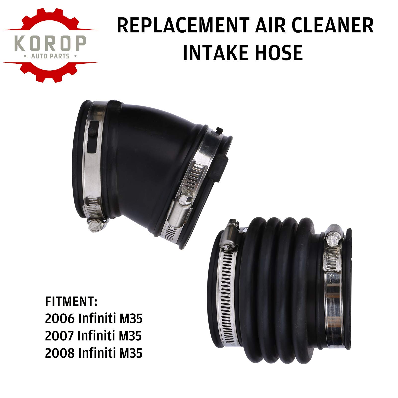 Air Intake Hose Fits for 2006 2007 2008 Infiniti M35 3.5L Intake Boot Tube Duct REPLACES # 16576-EG00A