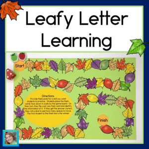 fall alphabet learning with leaves | leafy letter learning