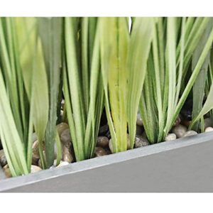 SAROSORA Artificial Plants 22" Tall for Garden Indoor Greenery Tabletop Decor Home Fake Grass | Fauk Plants (1, 22")