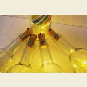 30 Pack 10 LED Wine Bottle Cork Lights, Fairy Mini String Lights Copper Wire, Battery Operated Starry Lights for DIY, Christmas, Halloween, Wedding, Party, Indoor&Outdoor (30 Pack, Warm White)