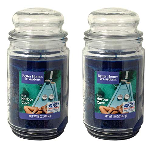 Better Homes Gardens 18oz Scented Candle, Blue Harbor Cove 2-Pack